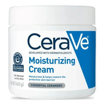 CeraVe Moisturizing Cream jar with blue label, 16 oz size