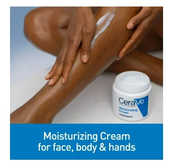 CeraVe Moisturizing Cream, Face & Body Moisturizer for Normal to Very Dry Skin, 16 oz