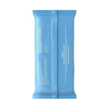 Gentle skin cleansing cloths pack shown from the side with back label panels