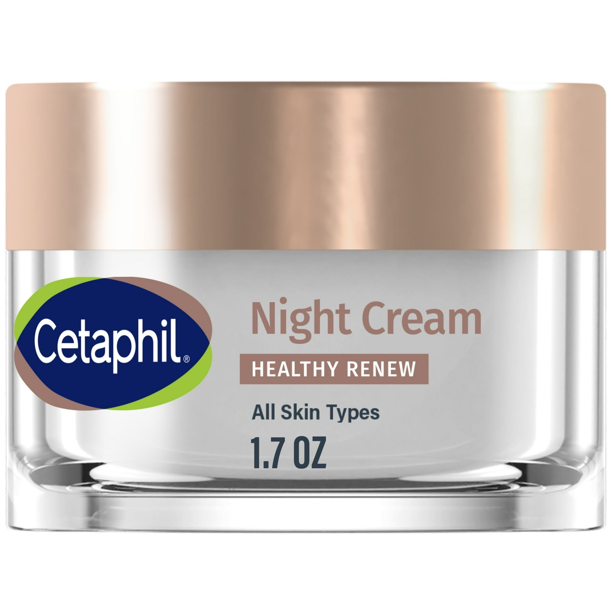 Cetaphil Healthy Renew Night Cream for Sensitive Skin with Anti-Aging, 1.7 oz
