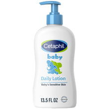 Cetaphil Baby Daily Lotion pump bottle, 13.5 fl oz, for sensitive skin