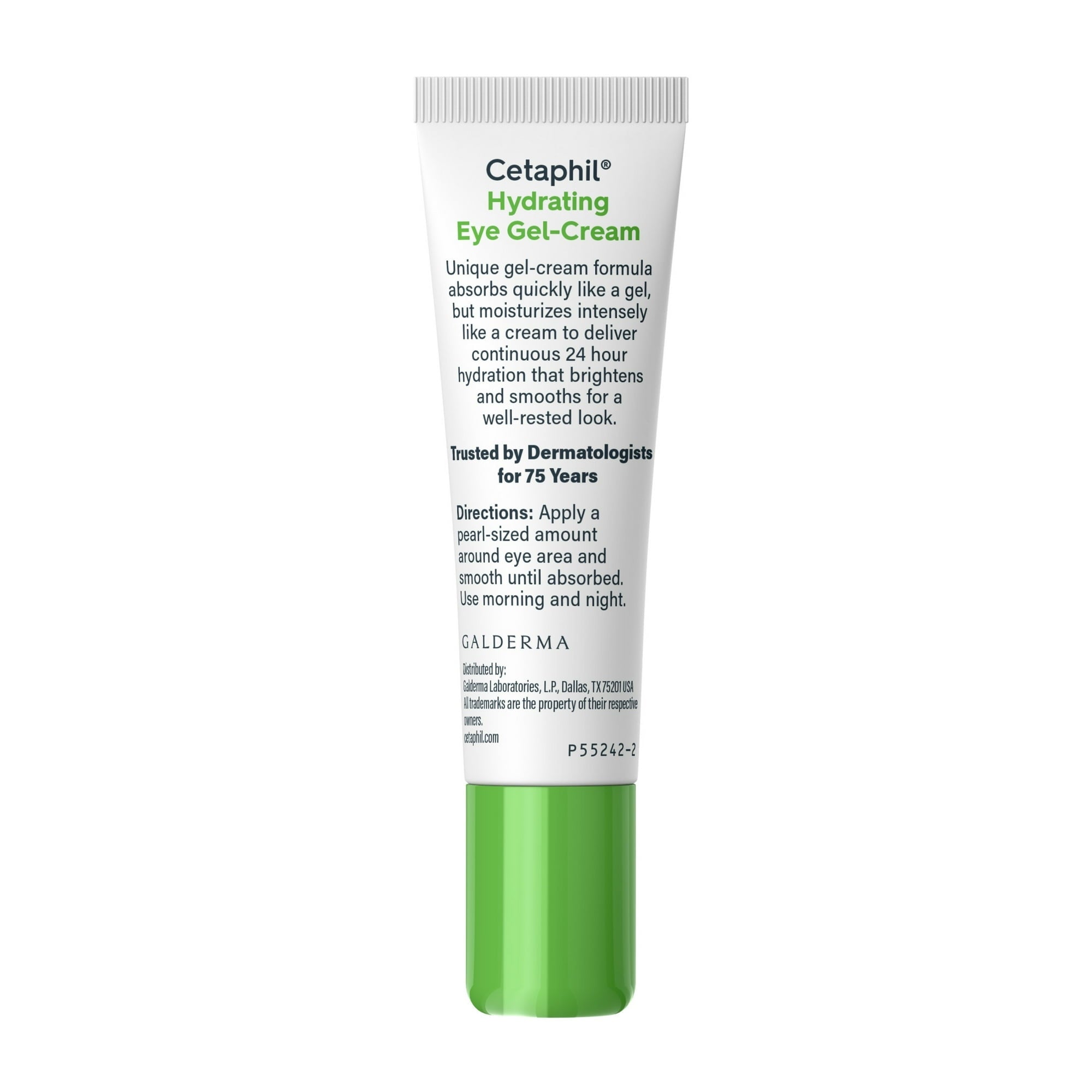 (3 PACK ) Cetaphil Daily Hydrating Eye Gel Cream for Sensitive Skin with Hyaluronic Acid, 0.5 fl oz