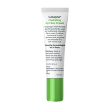 Cetaphil Hydrating Eye Gel-Cream tube back with directions and ingredient info