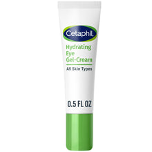 Cetaphil Hydrating Eye Gel-Cream tube, 0.5 fl oz, white with green cap