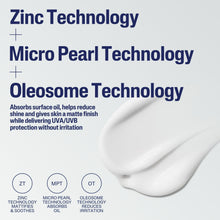White cream dollop beside product concept graphic for oil control