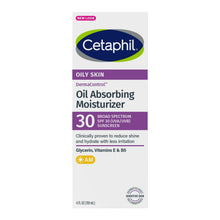 Cetaphil DermaControl Oil Absorbing Moisturizer SPF 30 product box label