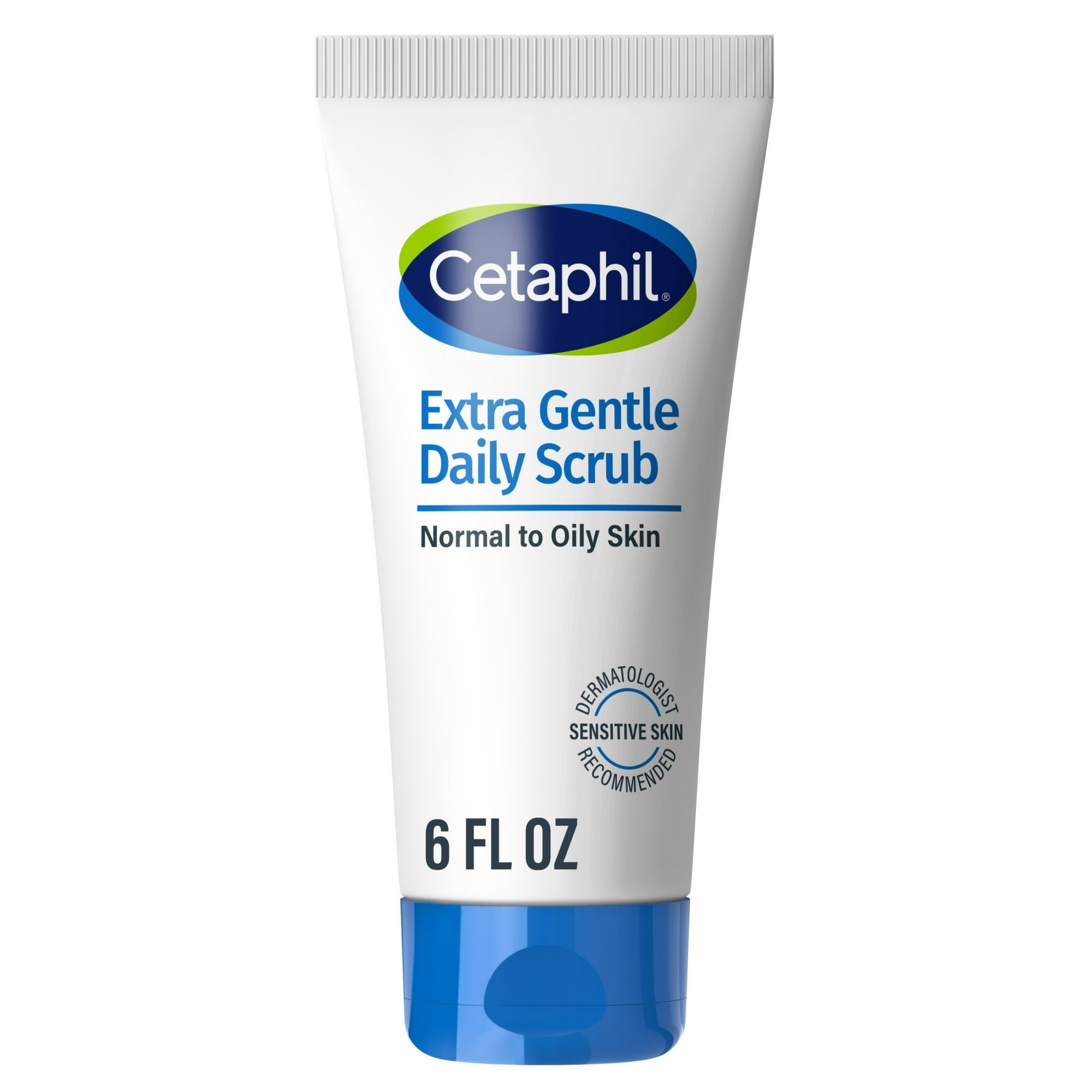 Cetaphil Extra Gentle Daily Face Scrub, Exfoliates & Cleanses, Sensitive Skin, 6 fl oz (3 PACK )