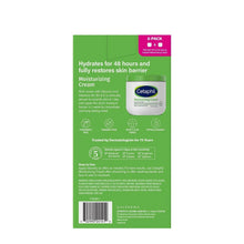 Cetaphil moisturizing cream 2-pack box back with jar image and barcode