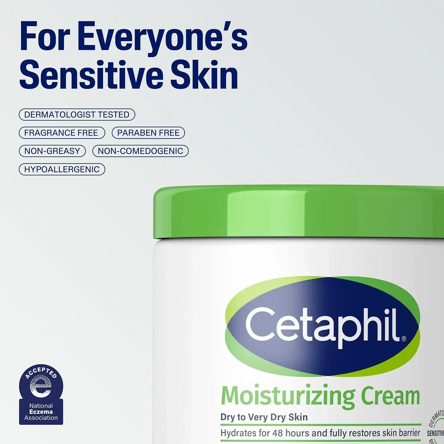 Cetaphil Moisturizing Cream, 16 oz., 2 pk.