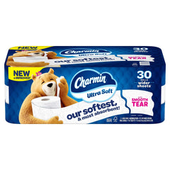 Charmin Ultra Soft Bath Tissue, 2-Ply, 213 Sheets, 30 Rolls - USA MEGA SHOP