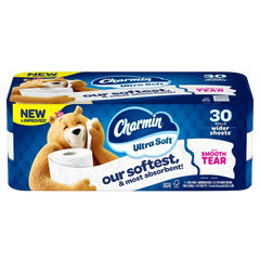 Charmin Ultra Soft Bath Tissue, 2-Ply, 213 Sheets, 30 Rolls - USA MEGA SHOP