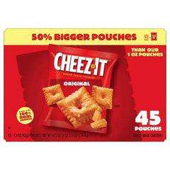 Cheez-It Crackers, Cheddar, 1.5 oz, 45-count - USA MEGA SHOP