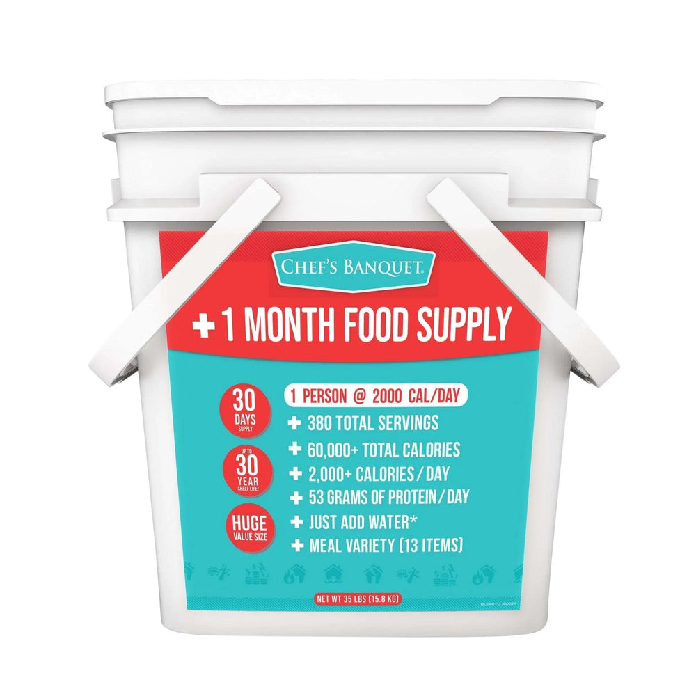 Chef's Banquet One Month Emergency Food Supply (380 Total Servings) - USA MEGA SHOP