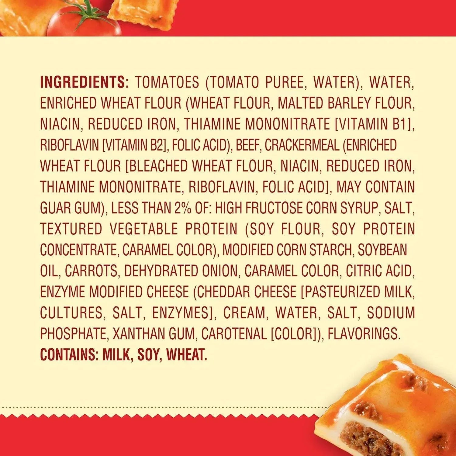 Chef Boyardee Beef Ravioli 15 oz., 12 pk.