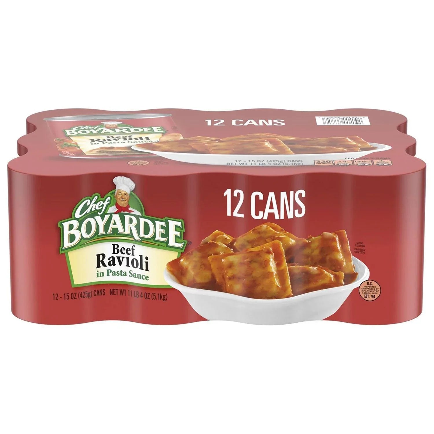 Chef Boyardee Beef Ravioli 15 oz., 12 pk. - USA MEGA SHOP