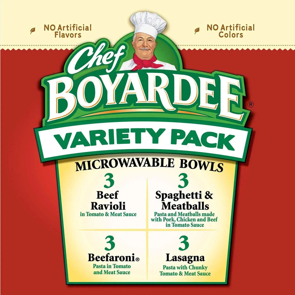 Chef Boyardee Variety Pack 7.5 oz., 12 pk. - USA MEGA SHOP