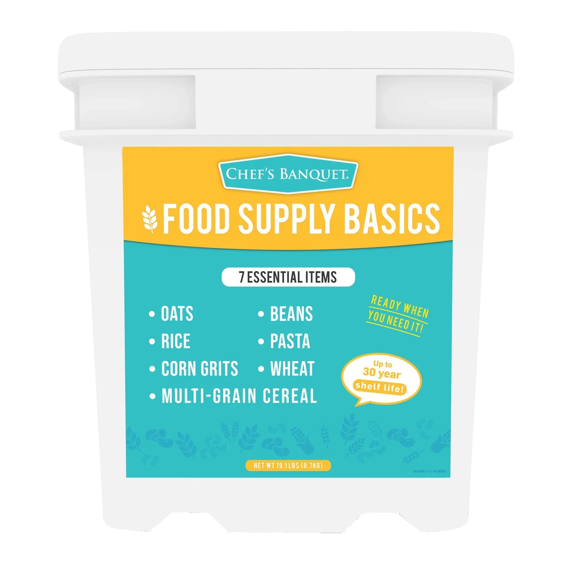 Chef's Banquet Emergency Food Supply Basics (280 Total Servings) - USA MEGA SHOP