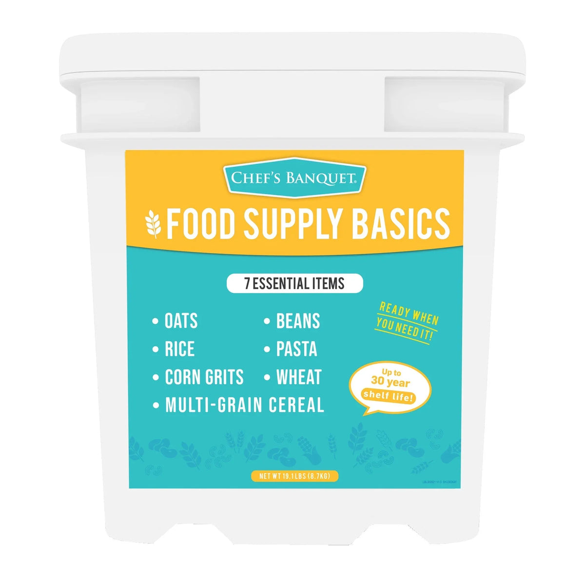 Chef's Banquet Emergency Food Supply Basics (280 Total Servings) - USA MEGA SHOP