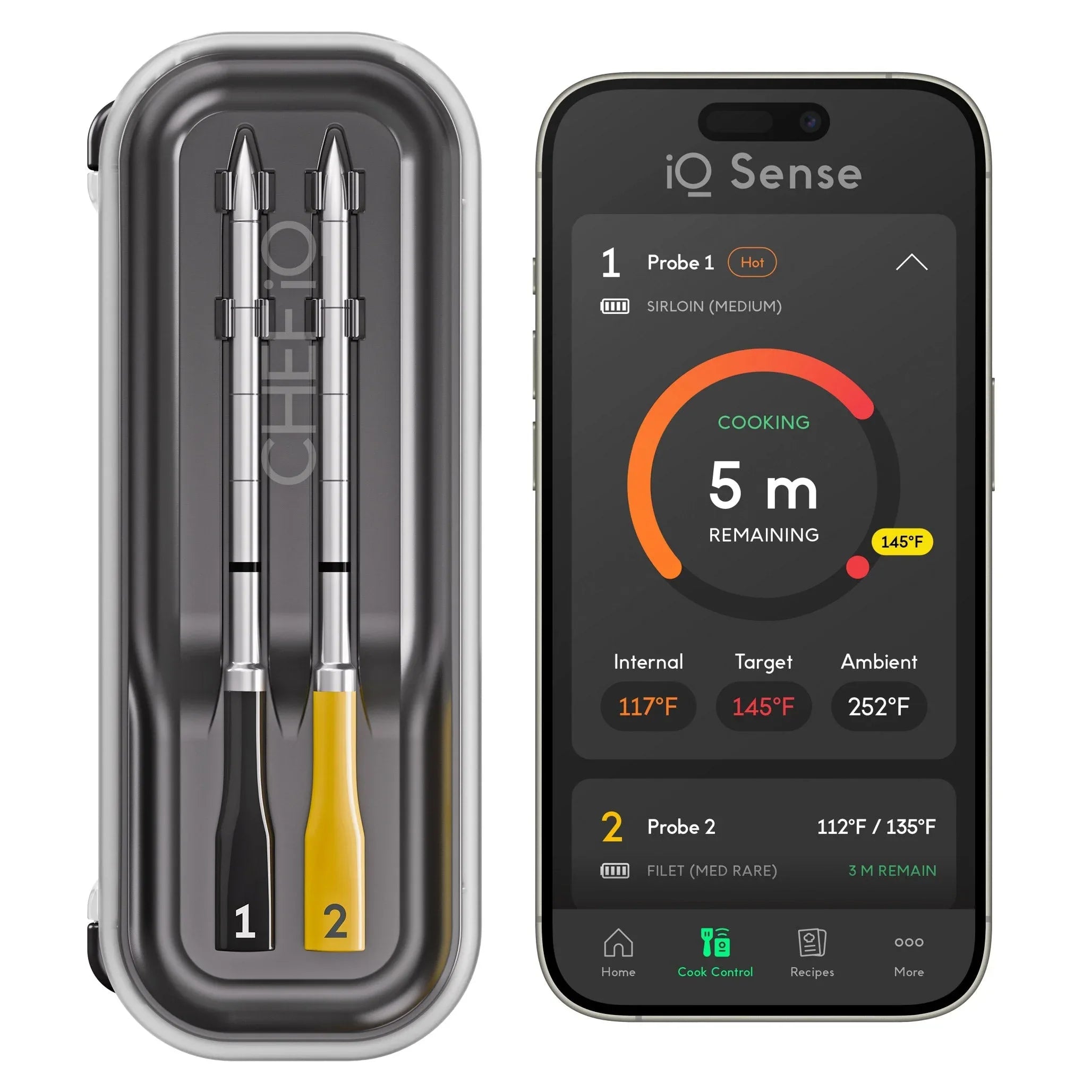 Chef iQ Smart Thermometer and Hub, 2-probe Set - USA MEGA SHOP