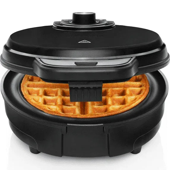 Chefman Anti-Overflow Belgian Waffle Maker w/ Shade Selector, Non-Stick Plates - Black, New - USA MEGA SHOP
