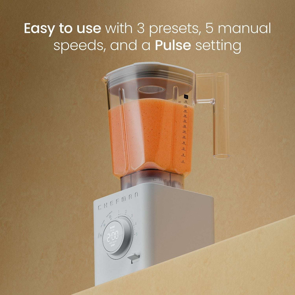 Chefman Obliterator Ice-Crushing Blender with Auto Blend Technology