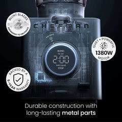 Chefman Obliterator Ice-Crushing Blender with Auto Blend Technology