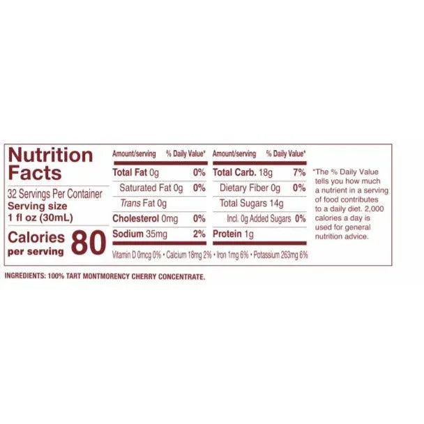 Cherry Bay Orchards Tart Cherry Concentrate 32 fl. oz., 2-pack - USA MEGA SHOP