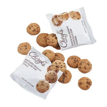 Chocolate chip cookie snack packs with cookies scattered on top