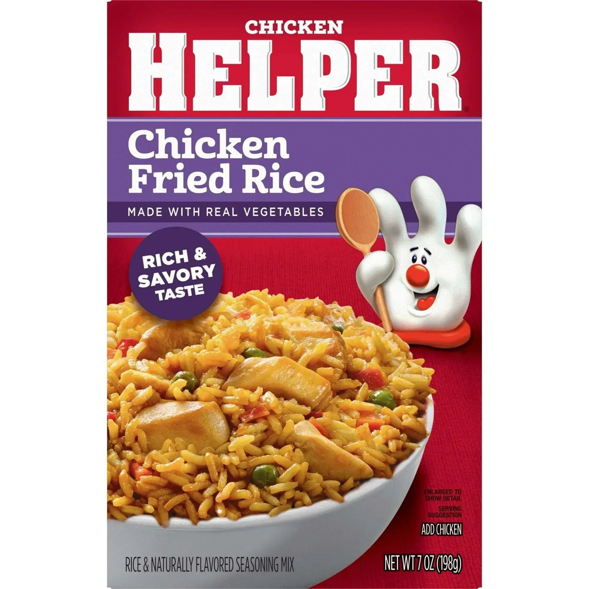Chicken Helper Chicken Fried Rice Made with Real Vegetables, 7 Ounces Box