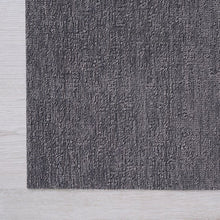 Dark gray shag mat runner top view with mottled texture, indoor/outdoor, 2 ft x 6 ft