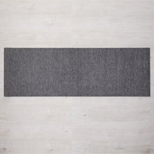Dark gray rectangular shag mat runner with dense texture, indoor/outdoor, 2 ft x 6 ft