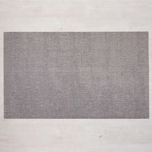 Chilewich shag indoor/outdoor mat, light gray rectangle