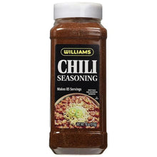 Williams Chili Seasoning shaker bottle, brown spice blend, 18 oz