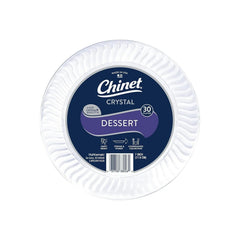 Chinet Crystal Clear Plastic Dessert Plate, 7" 150 ct.