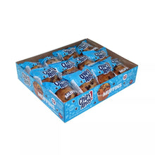 Individually wrapped chocolate chip muffins in cardboard multipack with blue Chips Ahoy wrappers