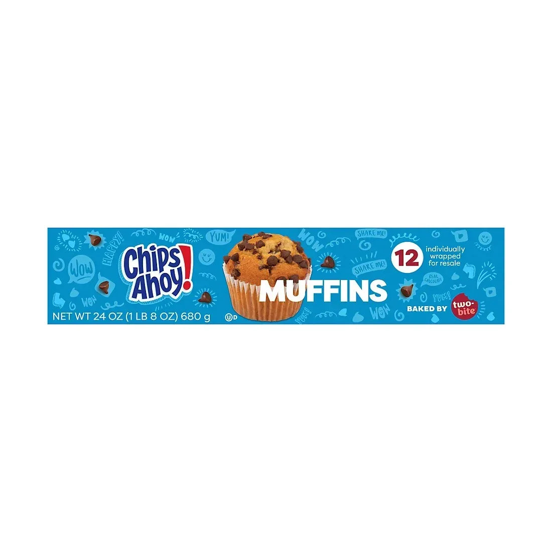 Chips Ahoy Chocolate Chip Muffins, Individually Wrapped, 12 pk./2 oz.