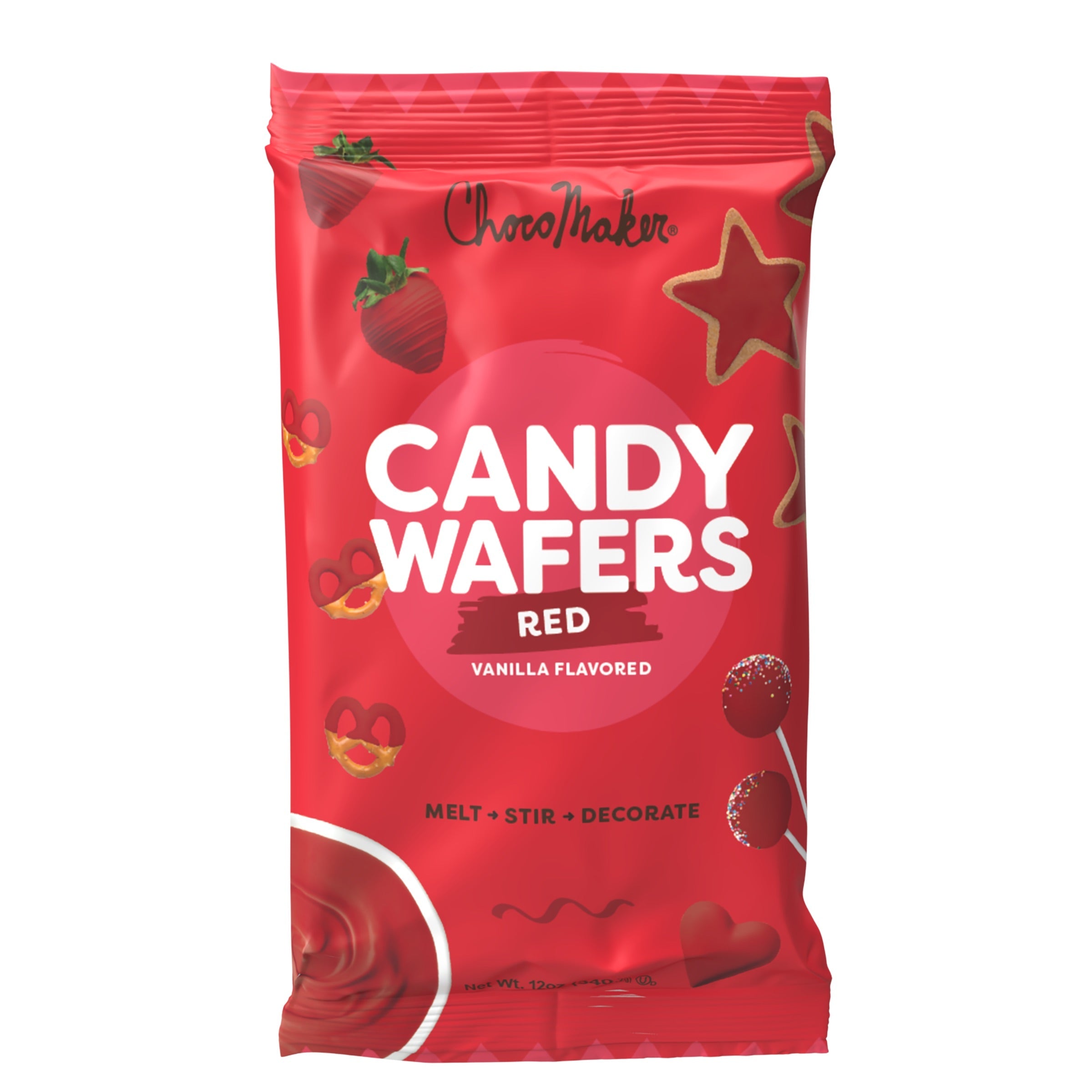 ChocoMaker Black Vanilla Flavored Candy Wafers, 12oz