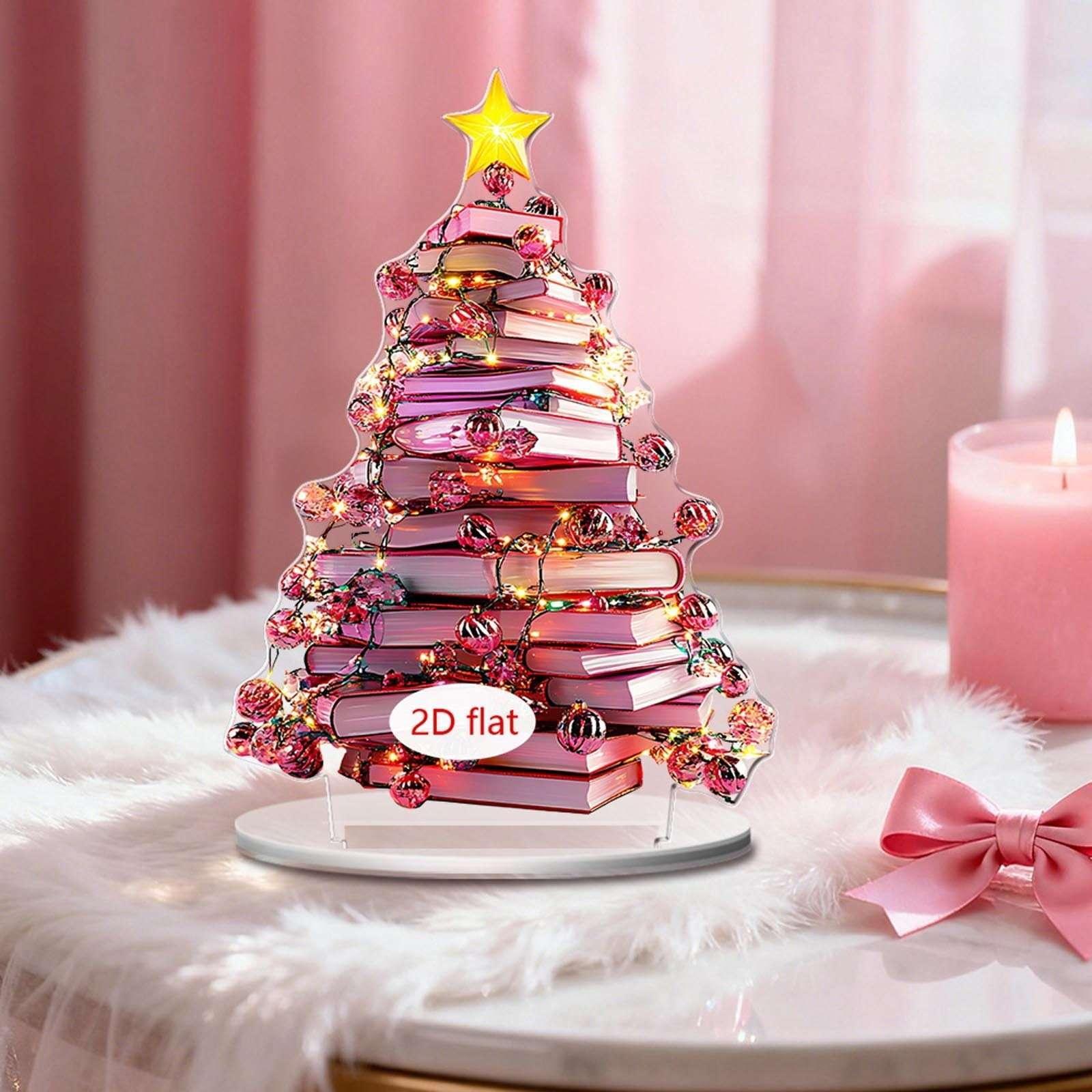Christmas Fireplace Decorations, Winter Table Decorations Table Christmas Decor, Christmas Decor Indoor Xmas Table Decorations(1PCS) - USA MEGA SHOP