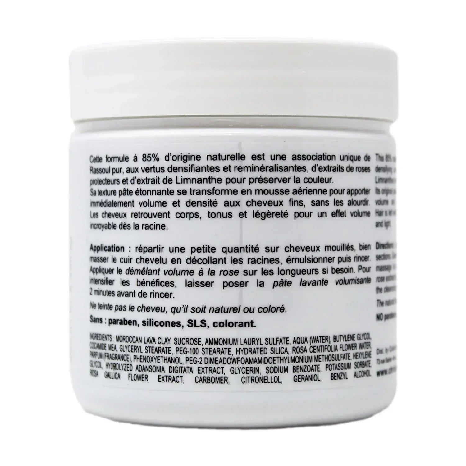 Christophe Robin Cleansing Volume Paste with Pure Rassoul Clay and Rose Extracts, 8.33 fl. oz.