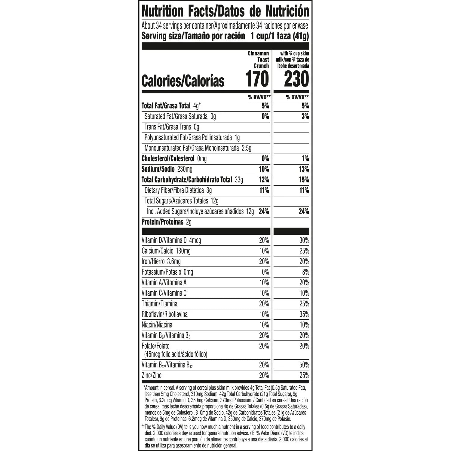 Cinnamon Toast Crunch Cereal, 49.5 oz.