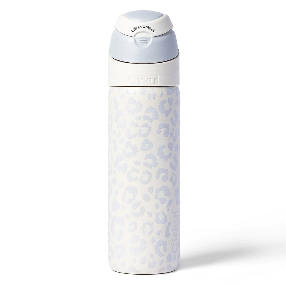 Cirkul 26oz StrawSip Flip Water Bottle, Stainless Steel, Double Wall Insulated, Charmed (Coral) - USA MEGA SHOP