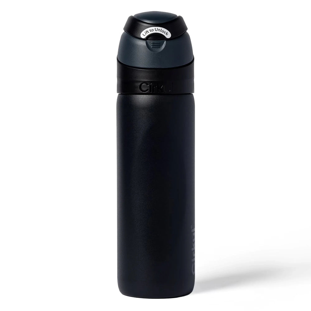 Cirkul 26oz StrawSip Flip Water Bottle, Stainless Steel, Double Wall Insulated, Charmed (Coral) - USA MEGA SHOP