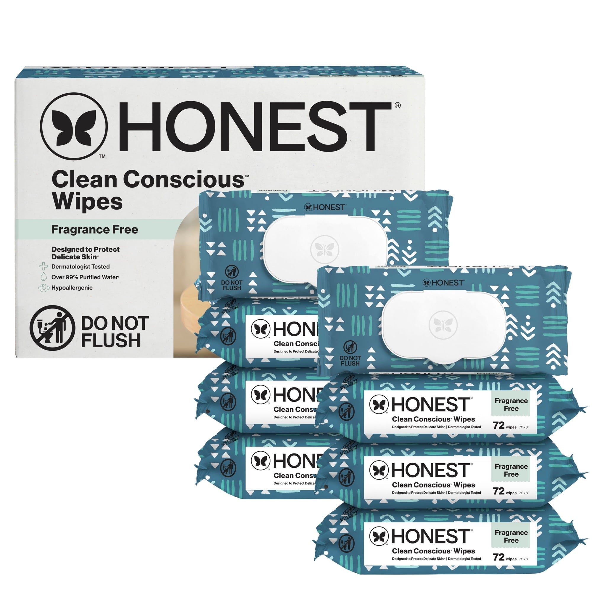 Clean Conscious™ Wipes, Balance Blues, 576 Count