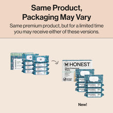 Honest Clean Conscious wipes packaging variants shown side by side