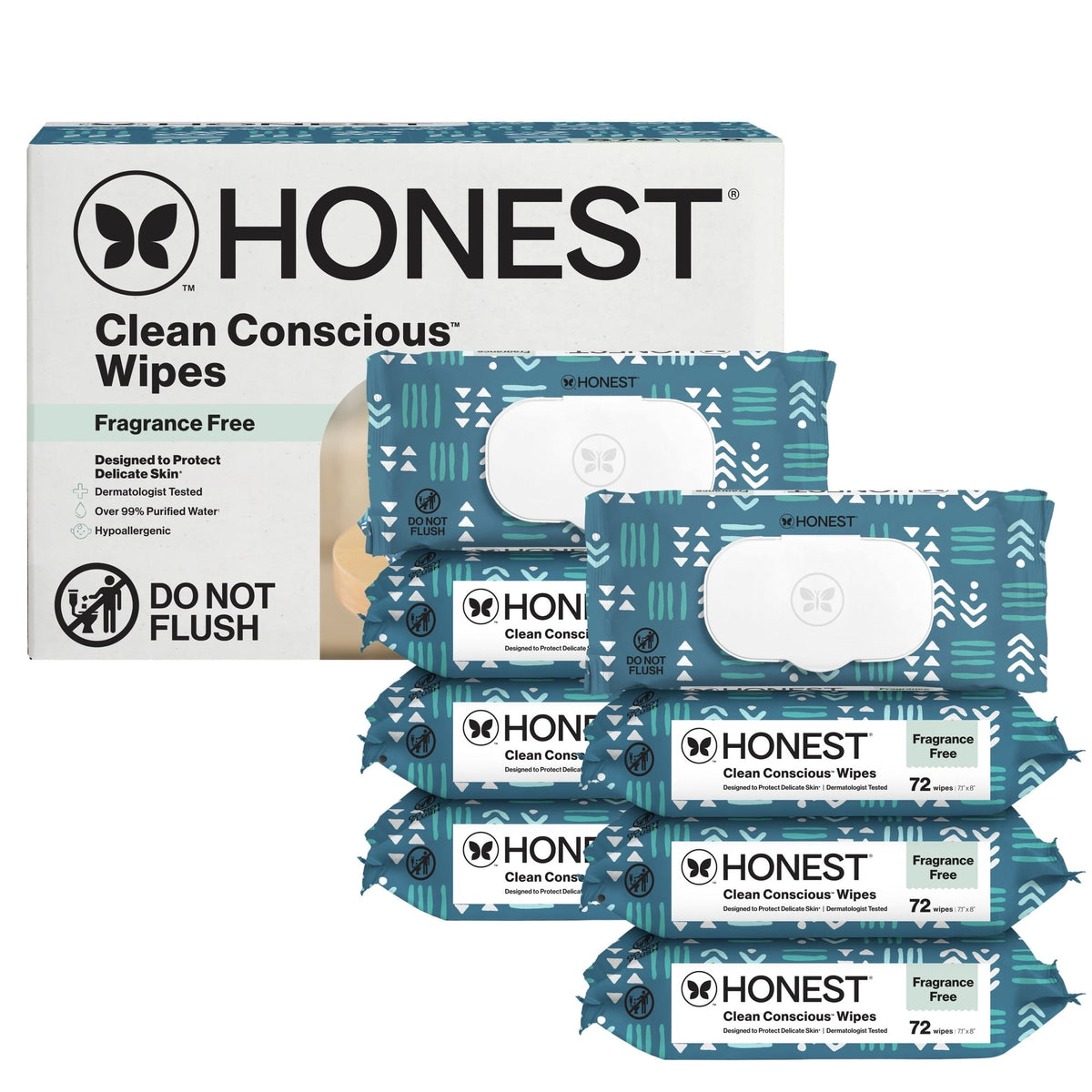 Clean Conscious™ Wipes, Balance Blues, 576 Count
