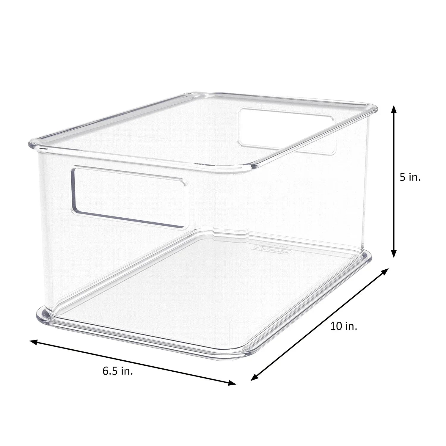 Clearly 4-Piece Clear Plastic Organizing Bin Set