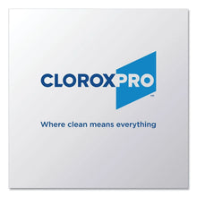 CloroxPro brand box with blue logo and text on a white square card
