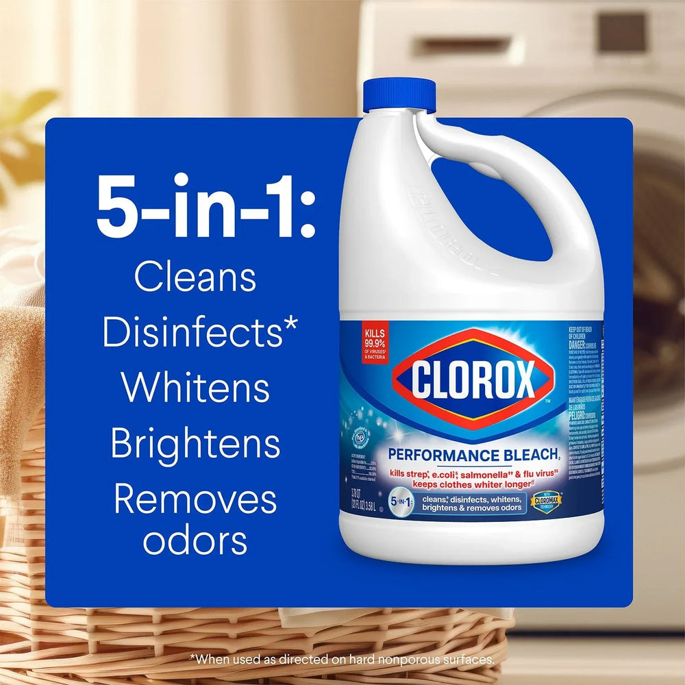 Clorox Performance Bleach, 3 ct., 363 fl. oz. - USA MEGA SHOP