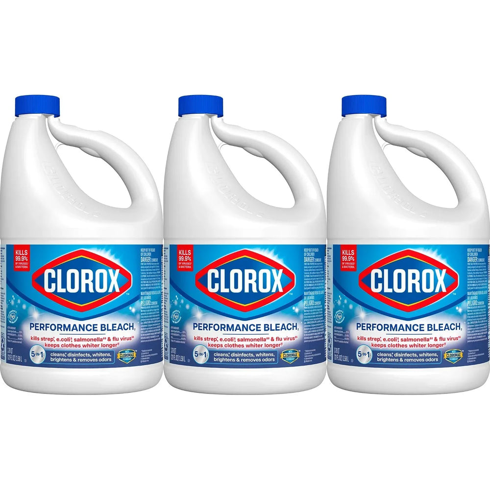 Clorox Performance Bleach, 3 ct., 363 fl. oz. - USA MEGA SHOP