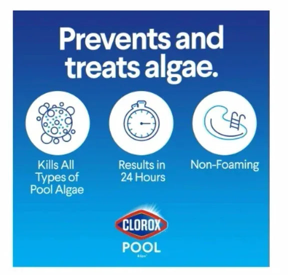 Clorox Pool&Spa Awesome Algaecide for Treating Pool Algae, 32 oz